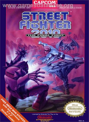 Cover Street Fighter 2010 - The Final Fight for NES
